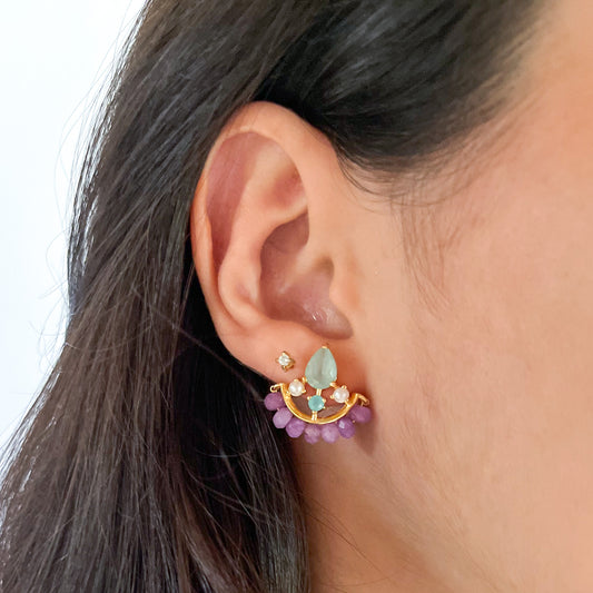 Brinco Bia Lilás