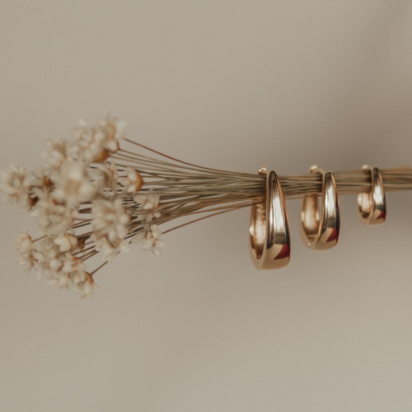 Trio de Argolas Semioval