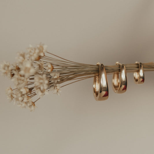 Trio de Argolas Semioval