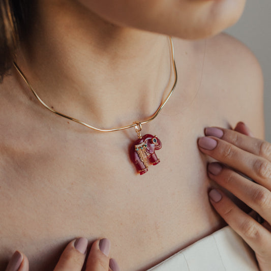 Pingente Lelê Vinho