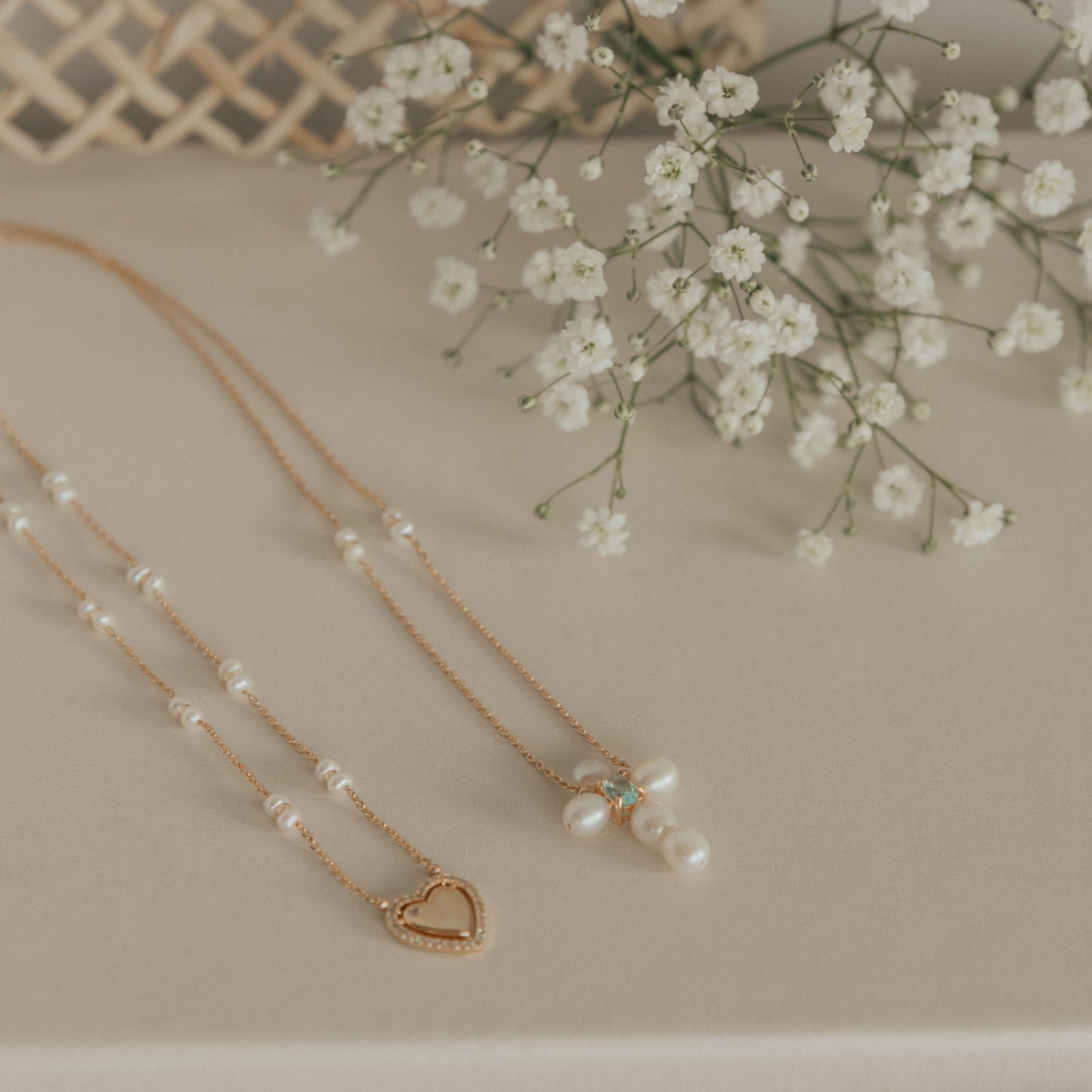 Escapulário pérolas